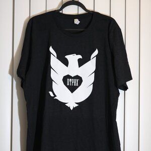 Black DTPHX Shirt - Canvas Brand T-shirt fits XL 45/46" Chest